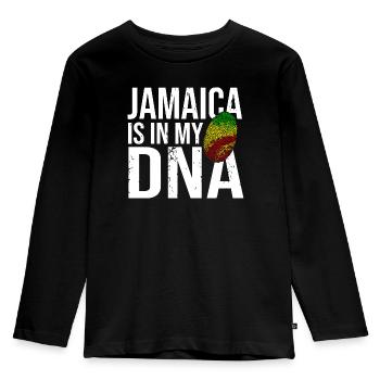 Jamaica - Kids' Premium Longsleeve Shirt - black - Front - AI Model Kid Male (0cm)