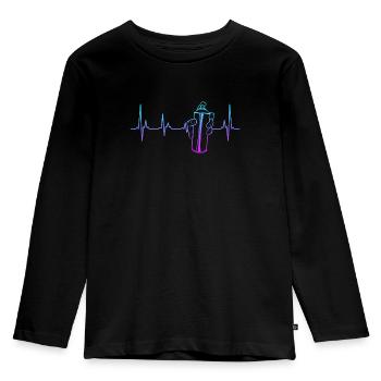 Graffiti Artist Spray Spray Can Paint Can - Kids' Premium Longsleeve Shirt - black - Front - AI Model Kid Male (0cm)