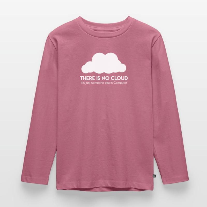 Server Cloud Spruch Informatiker Coder Kinder Premium Bio Langarmshirt