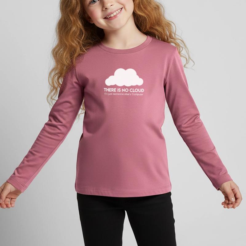 Server Cloud Spruch Informatiker Coder Kinder Premium Bio Langarmshirt