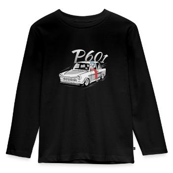  601- Zweitaktfahrer - Kinder Premium Bio Langarmshirt - Schwarz - Vorne - AI Model Kid Male (0cm)