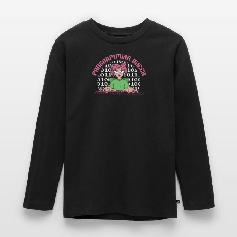 Programming Queen Software Developer Kids' Premium Longsleeve Shirt