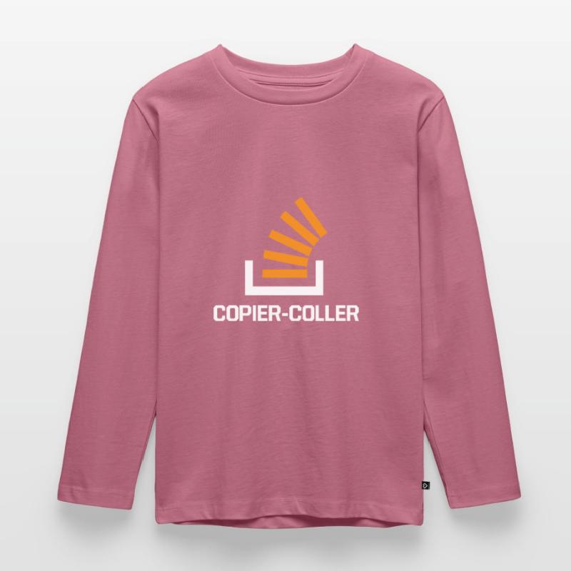 Copier Coller Programmer Software Developer Nerd G Kinder Premium Bio Langarmshirt