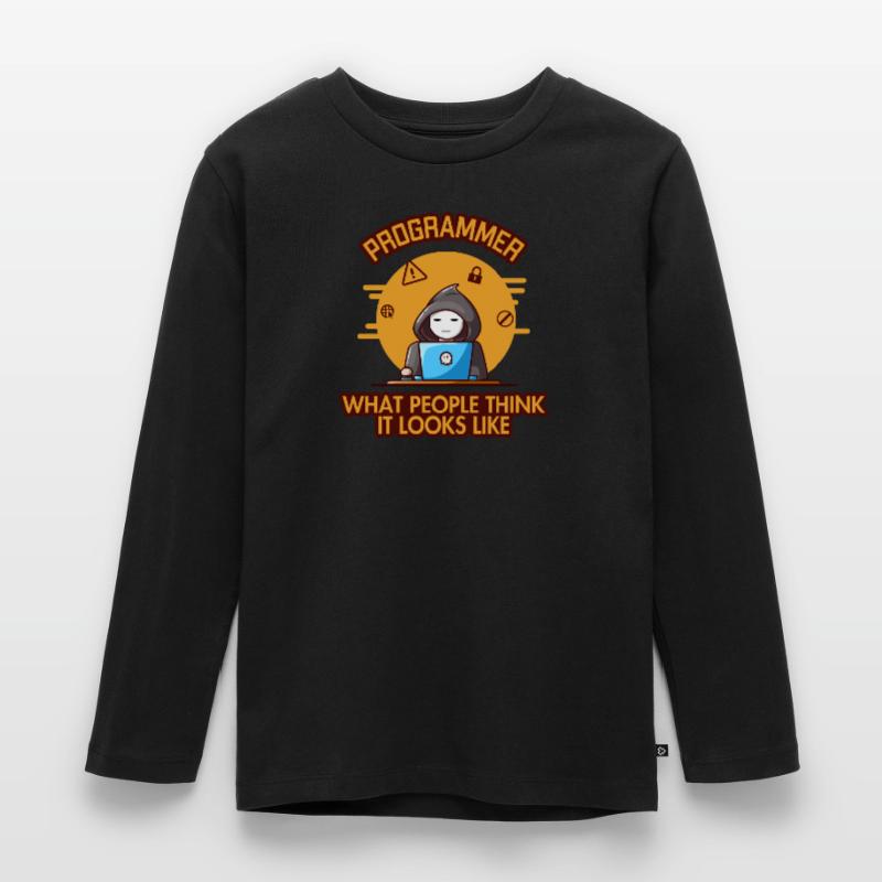 Programmer Looks Like Engineer Full Stack Kids' Premium Longsleeve Shirt