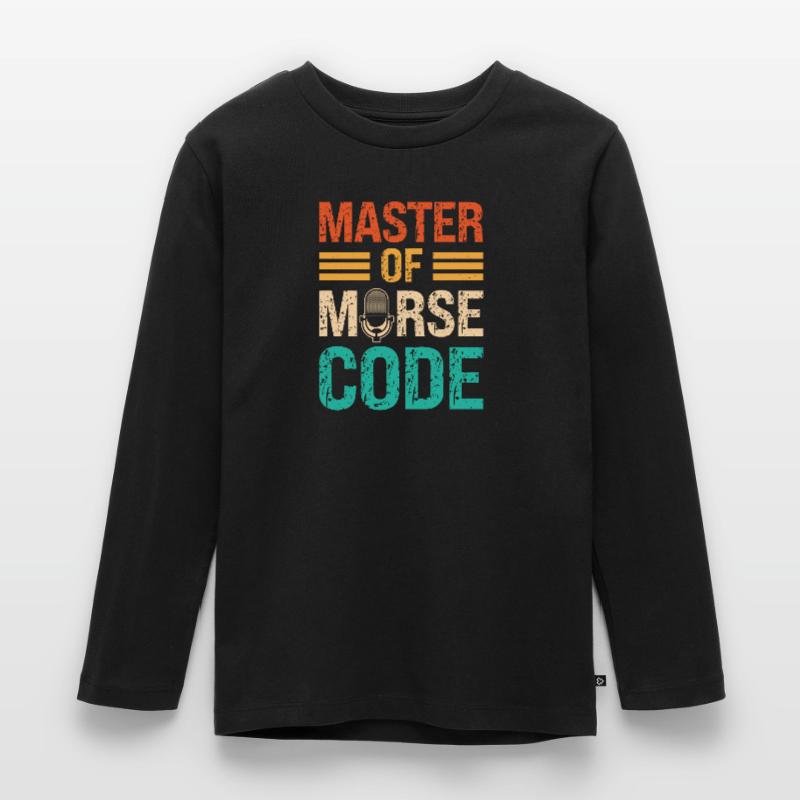 Master Of Morse Code Saying - Program Speaker Kids' Premium Longsleeve Shirt