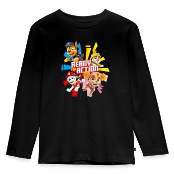 Paw Patrol Ready For Action - Kids' Premium Longsleeve Shirt - black - Front - AI Model Kid Male (0cm)