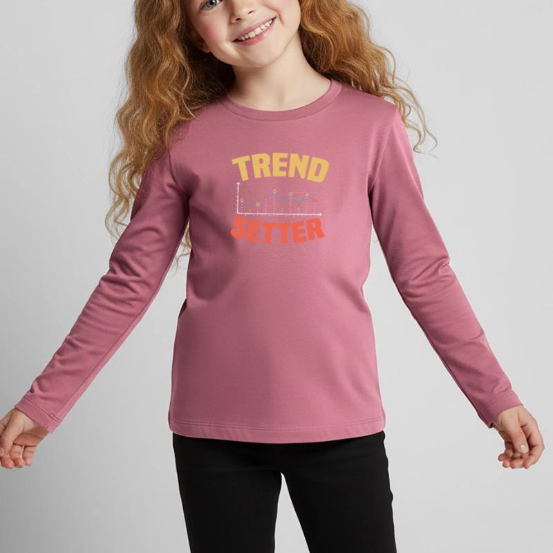 Trendsetter Big Data Analytics-Statistik Kinder Premium Bio Langarmshirt