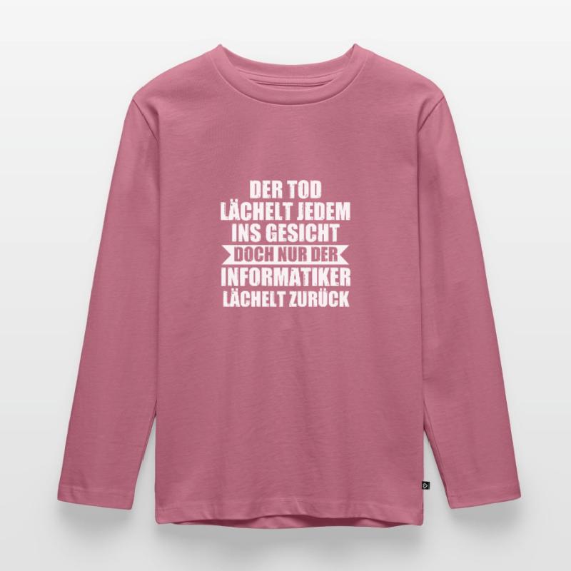 Programmieren Codieren Programmierer Geschenk Kinder Premium Bio Langarmshirt