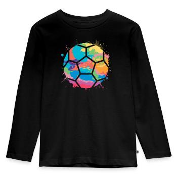 Handball players Handball players Handball players - Kids' Premium Longsleeve Shirt - black - Front - AI Model Kid Male (0cm)