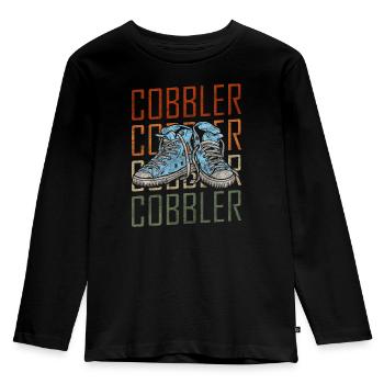 Shoemaker Boots - Kids' Premium Longsleeve Shirt - black - Front - AI Model Kid Male (0cm)
