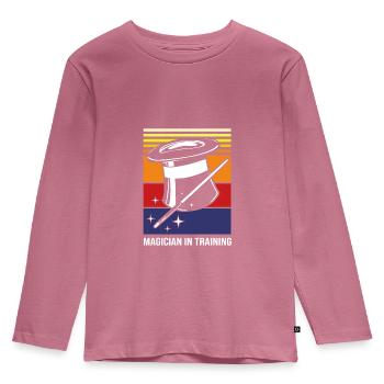 Sorcerer - Kids' Premium Longsleeve Shirt - mauve - Front - AI Model Kid Female (0cm)