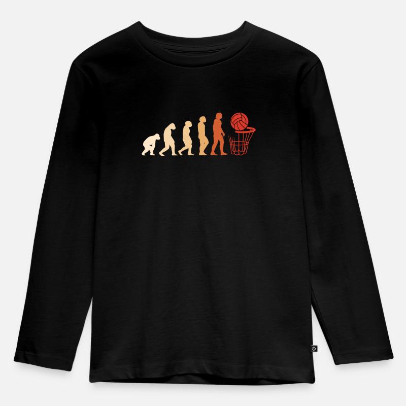Sport Evolution Netball - T-shirt manches longues Premium Enfant - noir