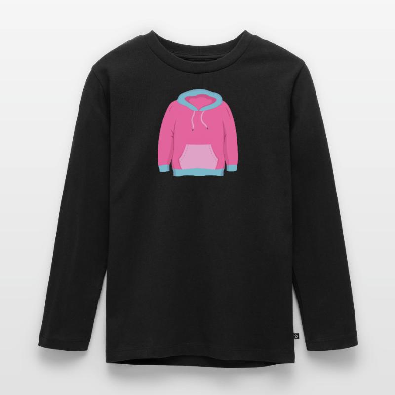 Pinker Pulli Pullover Kinder Premium Bio Langarmshirt