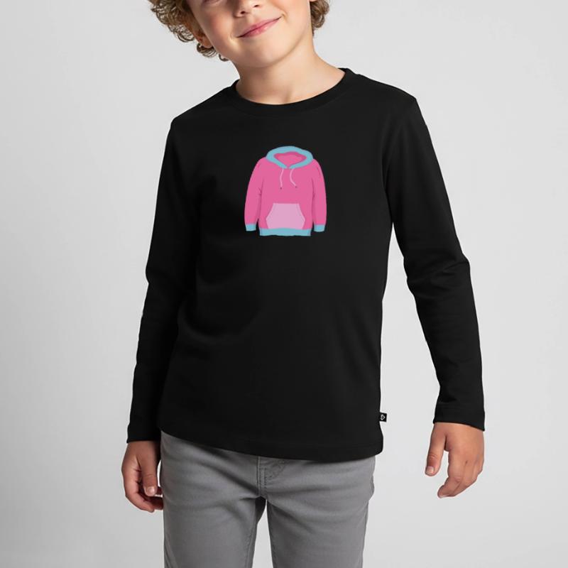 Pinker Pulli Pullover Kinder Premium Bio Langarmshirt