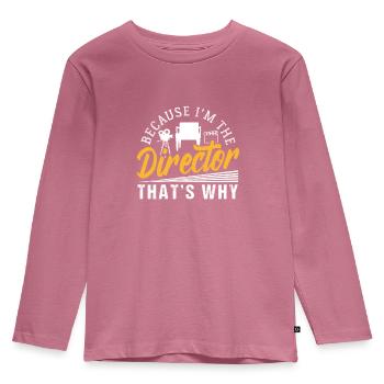 Théâtre - T-shirt manches longues Premium Enfant - mauve - Devant - AI Model Kid Female (0cm)