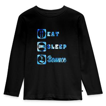 Trampoline - Kids' Premium Longsleeve Shirt - black - Front - AI Model Kid Male (0cm)