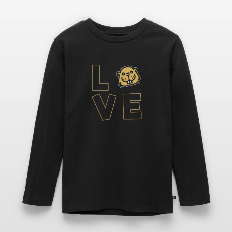 Biber Kinder Premium Bio Langarmshirt