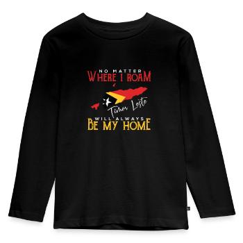 Timor-Oriental - T-shirt manches longues Premium Enfant - noir - Devant - AI Model Kid Male (0cm)