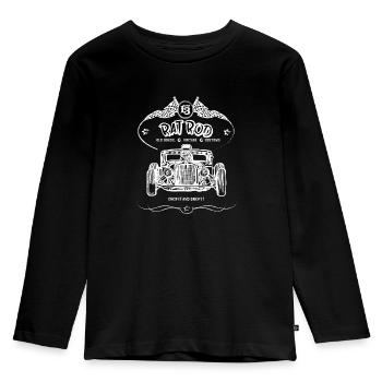 Rat Rod - Hot Rod - Kids' Premium Longsleeve Shirt - black - Front - AI Model Kid Male (0cm)