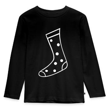 Nicholas Sock - Kids' Premium Longsleeve Shirt - black - Front - AI Model Kid Male (0cm)