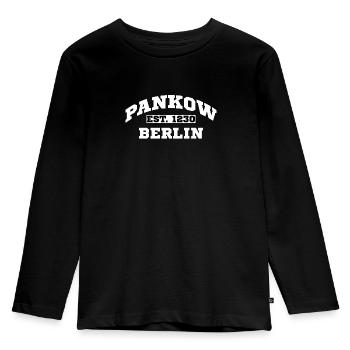 Pankow - Kids' Premium Longsleeve Shirt - black - Front - AI Model Kid Male (0cm)
