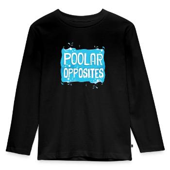 Pool Guy Cleaner Pool Service - Kinder Premium Bio Langarmshirt - Schwarz - Vorne - AI Model Kid Male (0cm)
