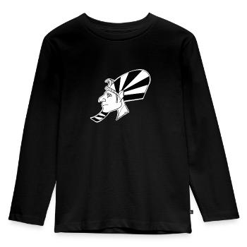 Pharaoh - Kids' Premium Longsleeve Shirt - black - Front - AI Model Kid Male (0cm)