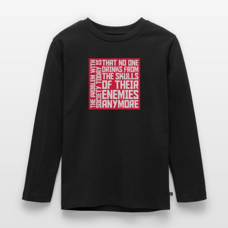 drinks from enemies skulls Kids' Premium Longsleeve Shirt