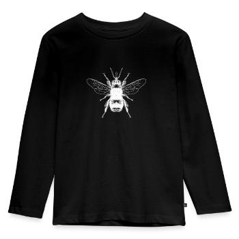 Hummel - Kinder Premium Bio Langarmshirt - Schwarz - Vorne - AI Model Kid Male (0cm)