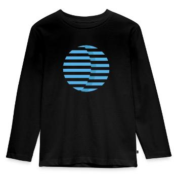Planet - Kids' Premium Longsleeve Shirt - black - Front - AI Model Kid Male (0cm)