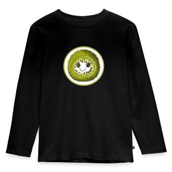 Du kiwi pour tous - T-shirt manches longues Premium Enfant - noir - Devant - AI Model Kid Male (0cm)