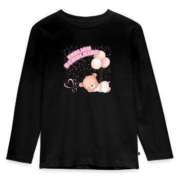Endlich Schulkind - Kinder Premium Bio Langarmshirt - Schwarz - Vorne - AI Model Kid Male (0cm)
