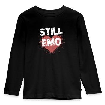 Still Emo! Emo Goth Alternative - Kids' Premium Longsleeve Shirt - black - Front - AI Model Kid Male (0cm)