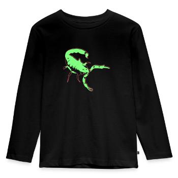 Scorpion Scorpion Vecteur toxique Arachnide Animal - T-shirt manches longues Premium Enfant - noir - Devant - AI Model Kid Male (0cm)
