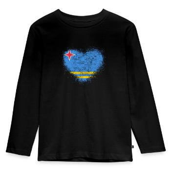 Aruba - T-shirt manches longues Premium Enfant - noir - Devant - AI Model Kid Male (0cm)