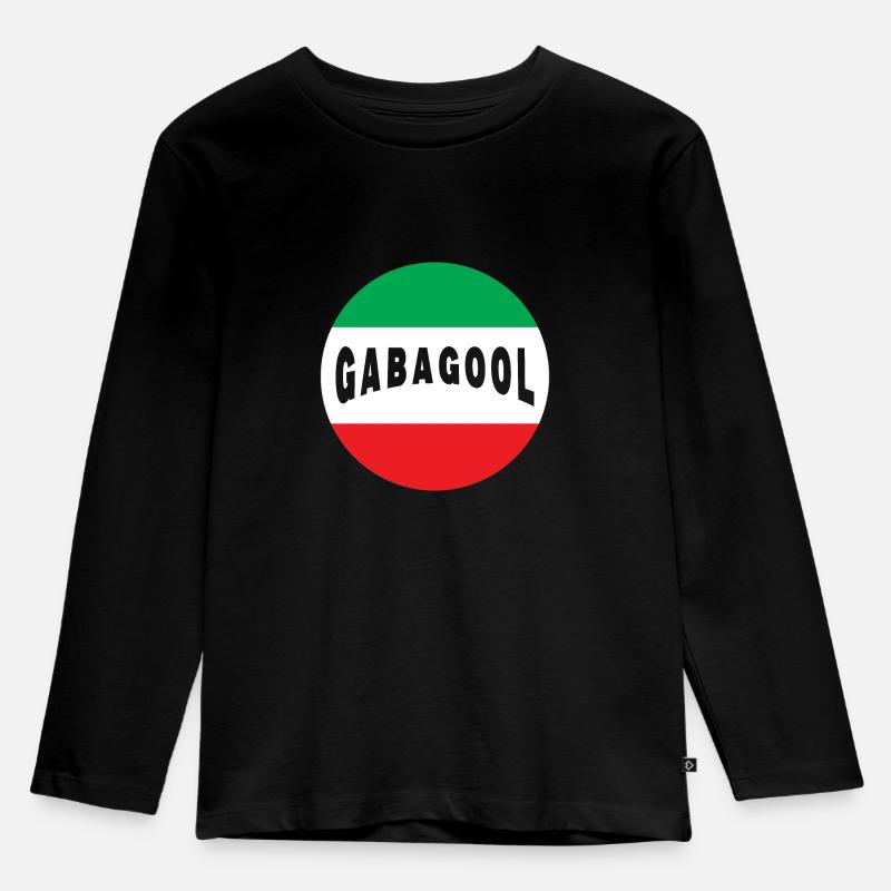 Gabagool - Kids' Premium Longsleeve Shirt - black