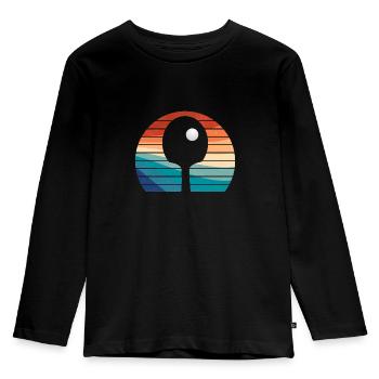 Cool Table Tennis Vintage Design - T-shirt manches longues Premium Enfant - noir - Devant - AI Model Kid Male (0cm)