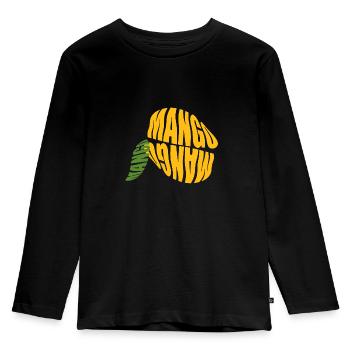 Mangue - T-shirt manches longues Premium Enfant - noir - Devant - AI Model Kid Male (0cm)