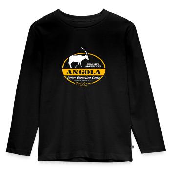 Angola - Antelope - Kids' Premium Longsleeve Shirt - black - Front - AI Model Kid Male (0cm)