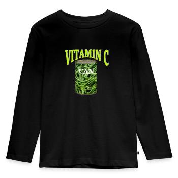 can dose ege bamyasi - Kinder Premium Bio Langarmshirt - Schwarz - Vorne - AI Model Kid Male (0cm)