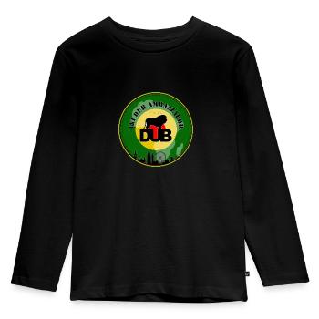 Dub Ambassador - Kids' Premium Longsleeve Shirt - black - Front - AI Model Kid Male (0cm)