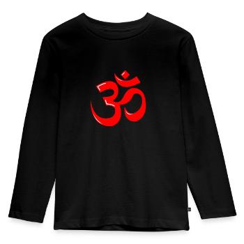 Signe Ohm - T-shirt manches longues Premium Enfant - noir - Devant - AI Model Kid Male (0cm)