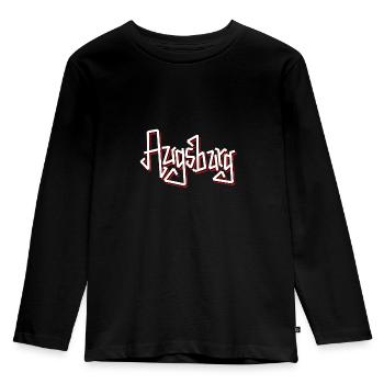 Augsburg - Kinder Premium Bio Langarmshirt - Schwarz - Vorne - AI Model Kid Male (0cm)