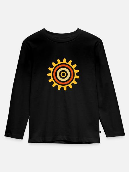 cogwheel - Kids' Premium Longsleeve Shirt - black