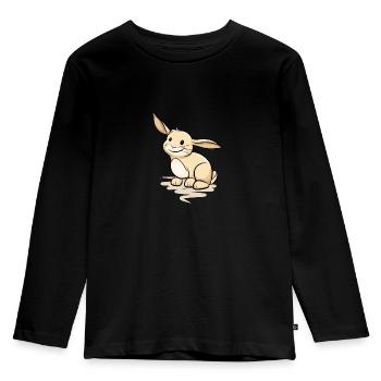 Hare - Kids' Premium Longsleeve Shirt - black - Front - AI Model Kid Male (0cm)