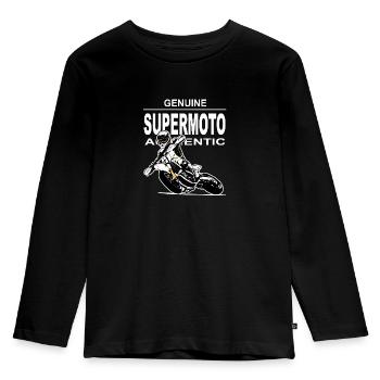 Supermoto - Kids' Premium Longsleeve Shirt - black - Front - AI Model Kid Male (0cm)