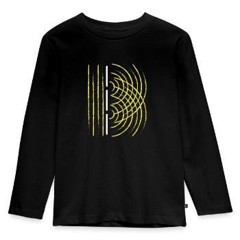 Physicist Interference - Kids' Premium Longsleeve Shirt - black - Front - AI Model Kid Male (0cm)