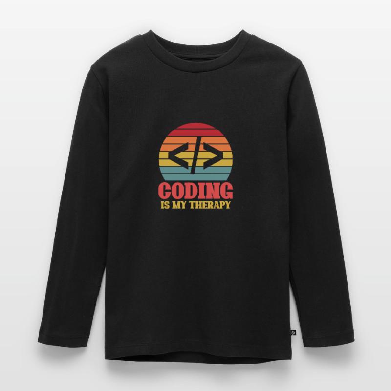 Programmer Geek Computer Programming Coder L Kids' Premium Longsleeve Shirt