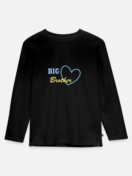 Big Brother - Kids' Premium Longsleeve Shirt - black