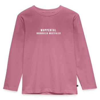 Wuppertal, Rhénanie-du-Nord-Westphalie - T-shirt manches longues Premium Enfant - mauve - Devant - AI Model Kid Female (0cm)